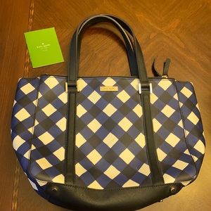 Kate Spade Newbury Lane Briar Gingham tote